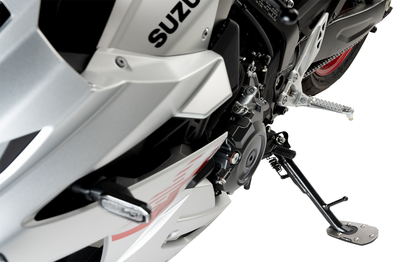 PUIG HI-TECH PARTS Kickstand Pad Extension - Suzuki - GS/V-Strom 21631N