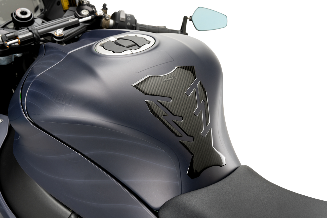 PUIG HI-TECH PARTS Challenge Tank Pad - Carbon 21752C