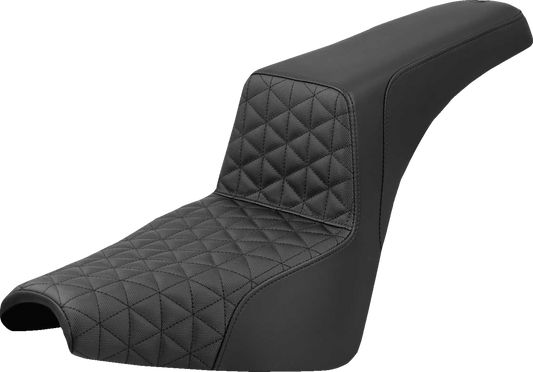 SADDLEMEN Step-Up Seat - Tri-Gripper - Black - FXBB/FXST '18-'25 818-30-179