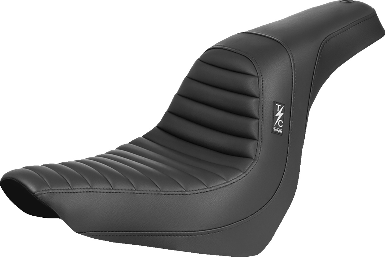 SADDLEMEN Thrashin ' Pro Series Seat - Tuck-n-Roll - FXLR/FLSB '18-'25 TS81829T