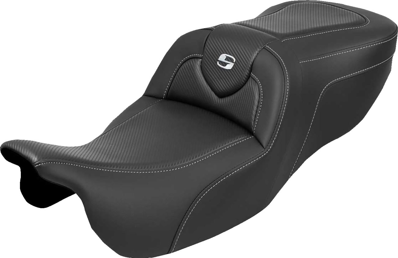 SADDLEMEN Roadsofa™ Seat - without Backrest - Carbon Fiber - FLRT/FLTRT '15-'25 815-07-185