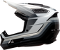 Z1R Dirt Maxx Helmet - Vortex - Black/White/Gray - 2XL 0110-9351