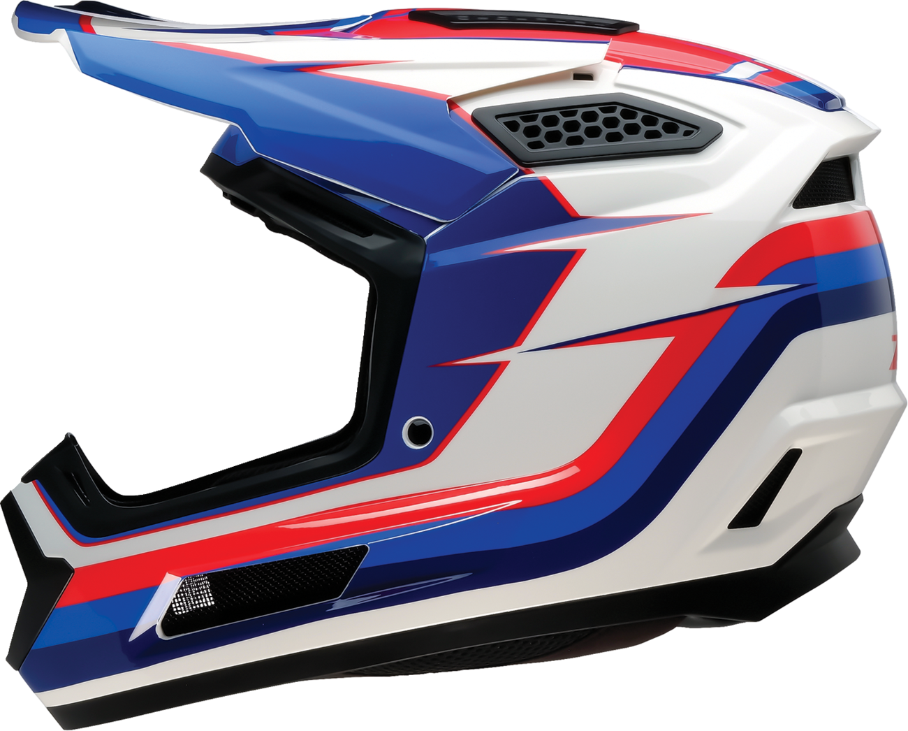 Z1R Dirt Maxx Helmet - Vortex - Red/White/Blue - XL 0110-9356