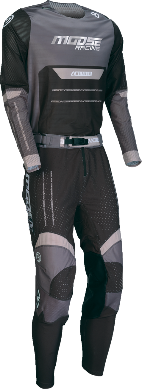 MOOSE OFFROAD Alpha One Jersey - Black/Gray - Medium 2910-8298