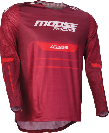 MOOSE OFFROAD Alpha One Jersey - Burgundy/White - XS 2910-8310