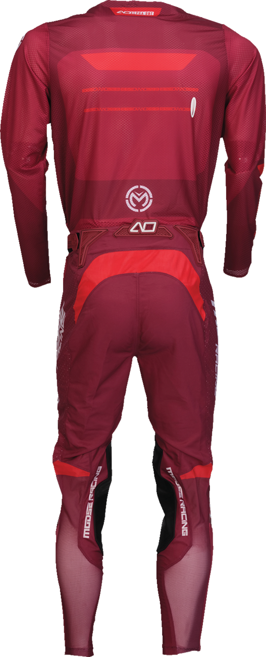 MOOSE OFFROAD Alpha One Jersey - Burgundy/White - XS 2910-8310