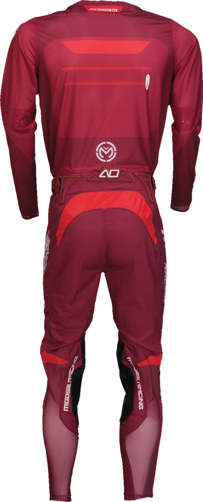 MOOSE OFFROAD Alpha One Jersey - Burgundy/White - XS 2910-8310