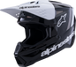 ALPINESTARS SM3 Helmet - Radium - Gloss Black/White/Gray - Medium 8300826-1546-M