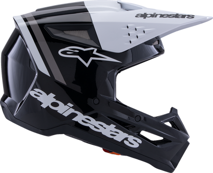 ALPINESTARS SM3 Helmet - Radium - Gloss Black/White/Gray - Medium 8300826-1546-M