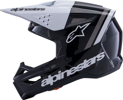 ALPINESTARS SM3 Helmet - Radium - Gloss Black/White/Gray - Medium 8300826-1546-M