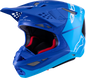 ALPINESTARS Supertech M10 Helmet - Flood - MIPS® - Blue/Black Carbon - Medium 8301023-7282-M