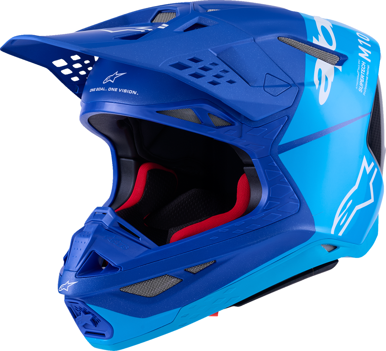 ALPINESTARS Supertech M10 Helmet - Flood - MIPS® - Blue/Black Carbon - XL 8301023-7282-XL