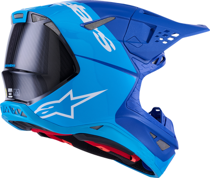 ALPINESTARS Supertech M10 Helmet - Flood - MIPS® - Blue/Black Carbon - XL 8301023-7282-XL