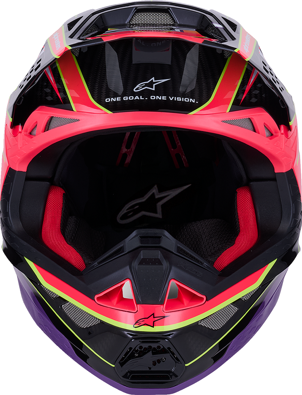 ALPINESTARS Supertech M10 Helmet - MIPS® - Era - Gloss Pink/Violet/Yellow Fluo - Medium 8301223-3145-M