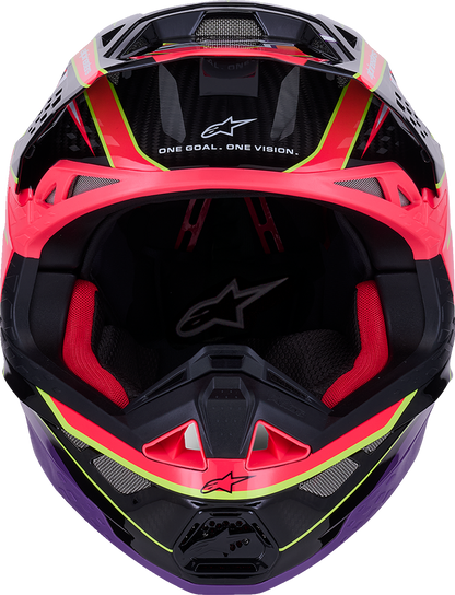 ALPINESTARS Supertech M10 Helmet - MIPS® - Era - Gloss Pink/Violet/Yellow Fluo - Medium 8301223-3145-M
