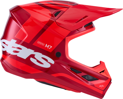 ALPINESTARS SM7 Helmet - Core - Gloss Red - Small 8301826-3127-S
