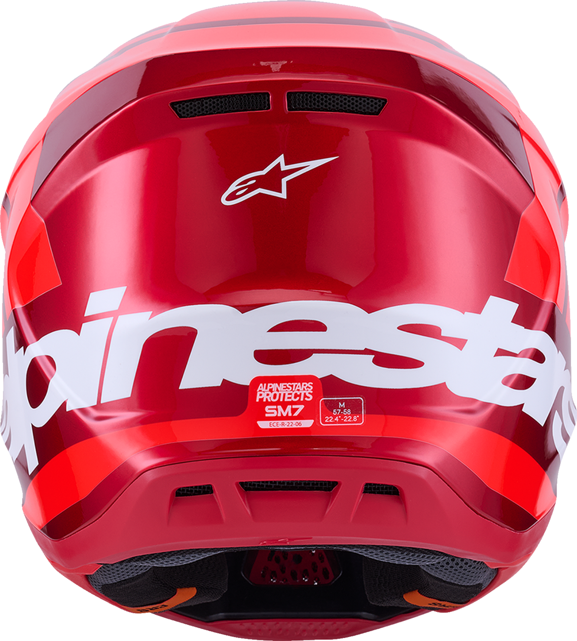 ALPINESTARS SM7 Helmet - Core - Gloss Red - Small 8301826-3127-S