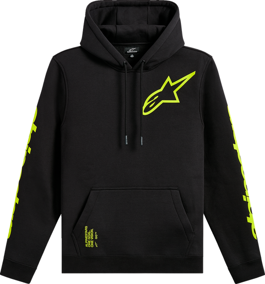 ALPINESTARS Triple Pullover Hoodie - Black - Medium 1235-51405-10-M