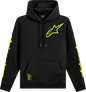 ALPINESTARS Triple Pullover Hoodie - Black - Medium 1235-51405-10-M