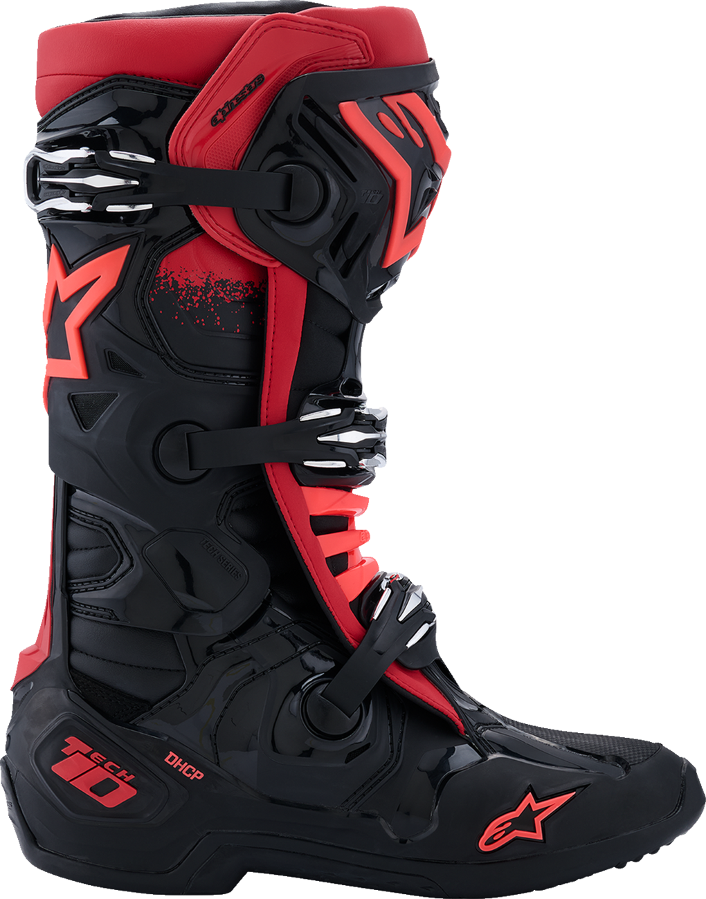 ALPINESTARS Tech 10 Boots - Black/Red - US 9 / EU 43 2010020-13-9