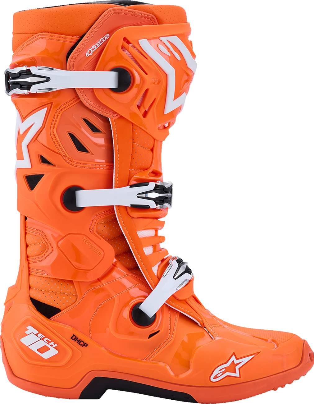 ALPINESTARS Tech 10 Supervented Boots - Fluorescent Orange/Black/White - US 11 / EU 45.5 2010520-4512-11