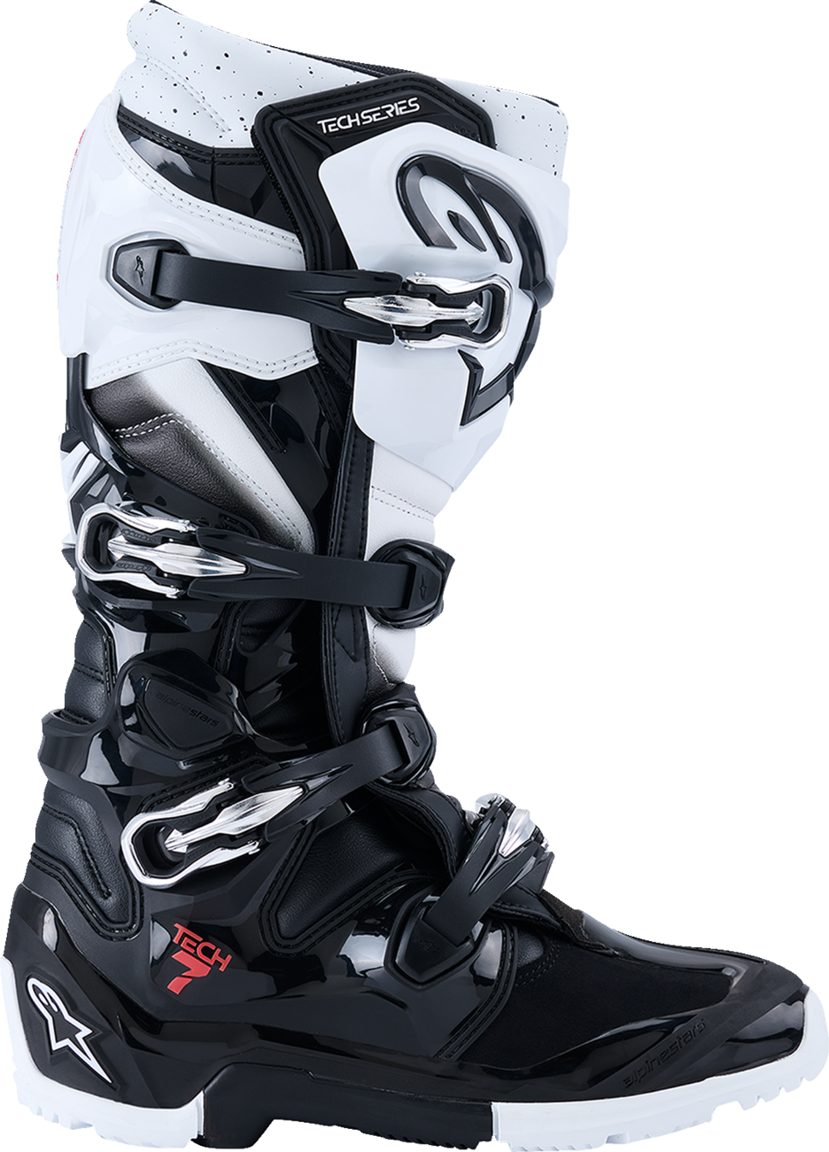 ALPINESTARS Tech 7 Enduro Boots - Black/White - US 5 2010426-12-5