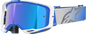 ALPINESTARS GOGGLES Vision 8 Goggle - Corp - Blue/White - Blue Mirror Lens 5101625-7274