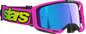 ALPINESTARS GOGGLES Vision 8 Goggle - Vista - Pink Fluo/Yellow Fluo - Blue Mirror Lens 5100426-3159