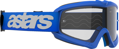 ALPINESTARS GOGGLES Youth Vision Goggle - Blaze - Blue - Clear Lens 5140325-7189