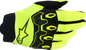 ALPINESTARS Youth Full Bore V2 Gloves - Fluo Yellow/Black - XS 3540226-551-XS