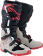 ALPINESTARS Tech 7 Enduro Boots - Black/Light Gray/Bright Red - US 8 2010426-1903-8