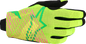ALPINESTARS Radar Pro Gloves - Green/Fluo Yellow/Fluo Pink - Small 3560325-6025-S