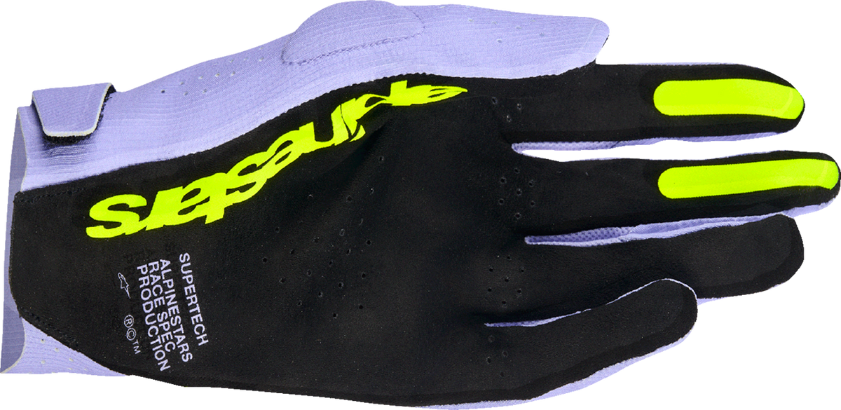 ALPINESTARS Supertech MX Gloves - Lavender/Violet/Fluo Yellow - Medium 3560526-3151-M