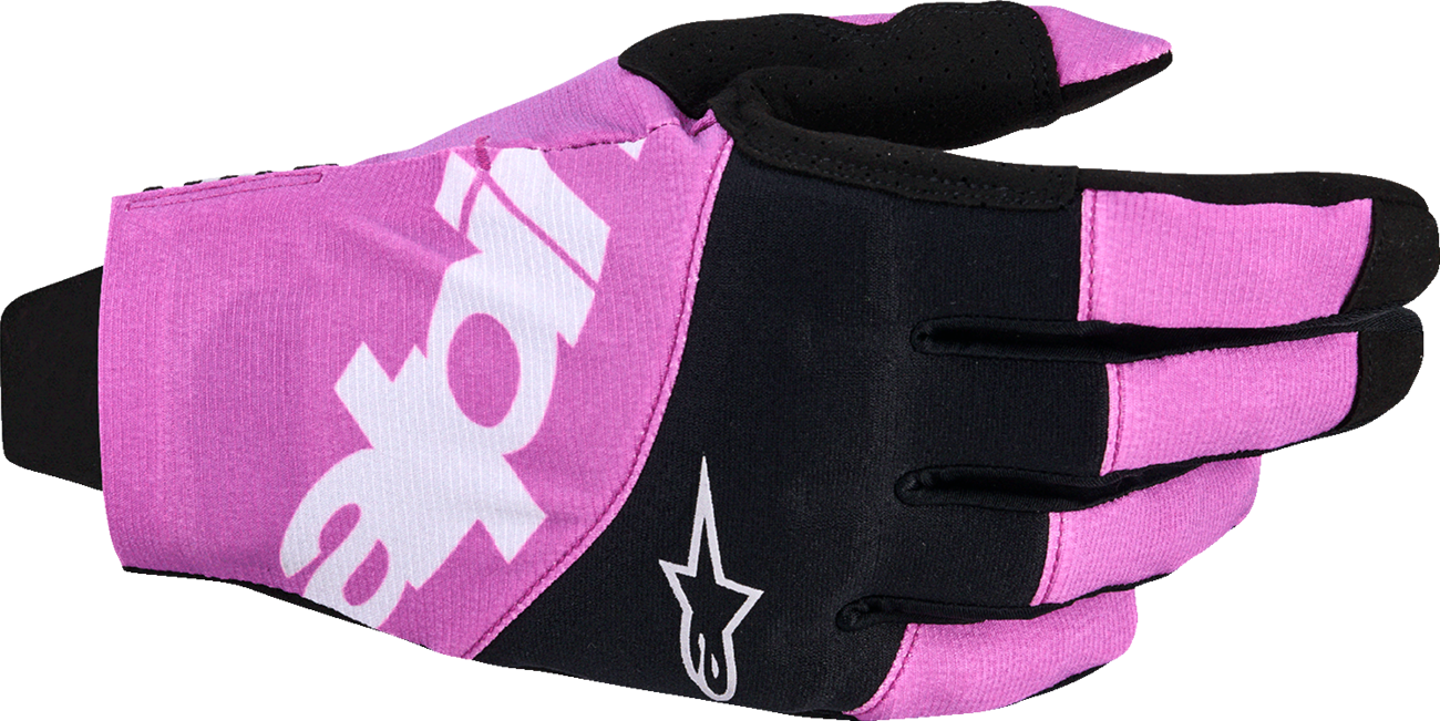 ALPINESTARS Techstar Gloves - Black/Light Gray/Purple - 2XL 3560125-1568-2X