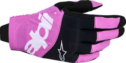 ALPINESTARS Techstar Gloves - Black/Light Gray/Purple - 2XL 3560125-1568-2X