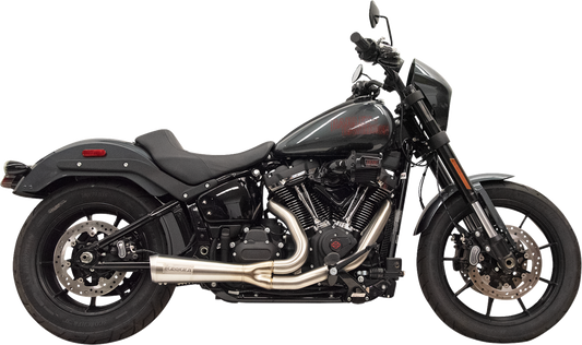 BASSANI XHAUST 2-into-1 The Ripper Exhaust System with Megaphone Muffler - Short - Chrome - M8 Softail 1S75