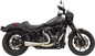 BASSANI XHAUST 2-into-1 The Ripper Exhaust System with Megaphone Muffler - Short - Chrome - M8 Softail 1S75