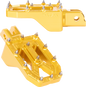 THRASHIN SUPPLY CO. Aggressor Foot Pegs - Front - Gold - FL/FX '18-'25 TSC-2022-5-SF