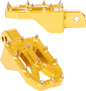THRASHIN SUPPLY CO. Aggressor Foot Pegs - Rear - Gold - FL/FX '18-'25 TSC-2022-5-SR