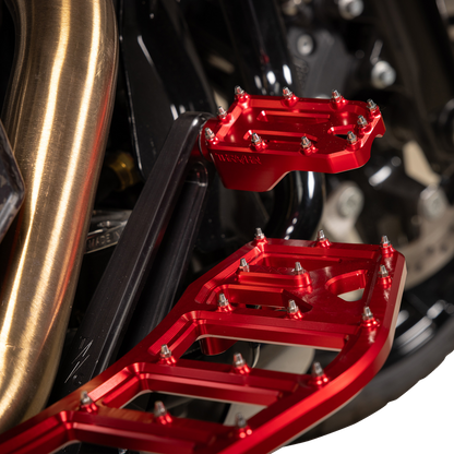THRASHIN SUPPLY CO. Aggressor Floorboards - Red TSC-2219-2