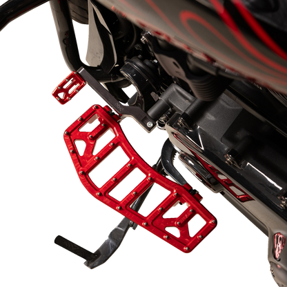 THRASHIN SUPPLY CO. Aggressor Floorboards - Red TSC-2219-2