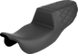 SADDLEMEN Step-Up Seat - Rear Lattice Stitch - FLRT/FLTRT '15-'25 815-07-173