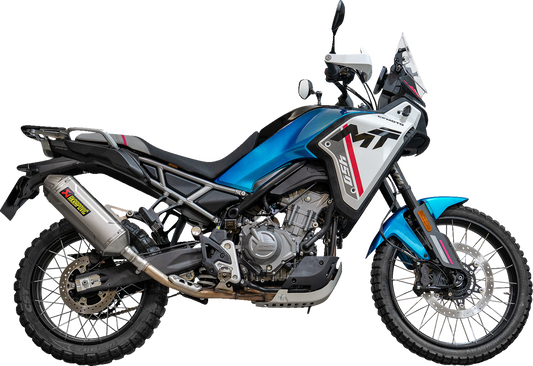 AKRAPOVIC Slip-On Line Muffler - Titanium - CFMOTO 450 MT/IBEX 450 S-CF4SO2-HFTT