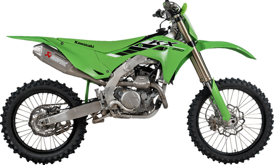 AKRAPOVIC Evolution Line Exhaust System - Kawasaki KX250 S-K2MET10-FDHLTA
