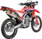AKRAPOVIC Slip-On Line Muffler - Titanium - Honda CRF300L S-H3SO11-BNTA