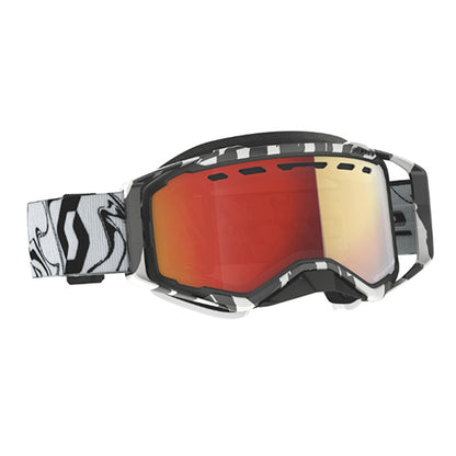 SCOTT PROSPECT SNOWX GOGGLE 'LS' MARBLE BLK/WHT - RED CHR LENS