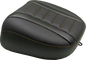 MUSTANG Deluxe Touring Passenger Seat - Mandarin Orange Stitch - FLT/FLH '23-'25 88402MO
