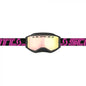 SCOTT FURY SNOWX GOGGLE BLK/PINK - 'ENH' ROSE CHR LENS