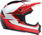 Z1R Youth Dirt Maxx Helmet - Vortex - Red/White - Small 0111-1717