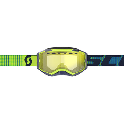SCOTT FURY SNOWX GOGGLE BLUE/YLW - YLW LENS